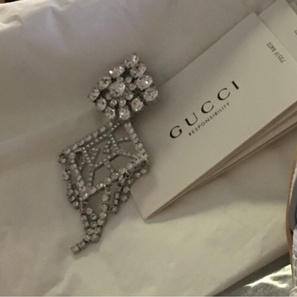 Gucci Gg1 Crystal Add On Jewels Only For Shoes Beanies:Shoes Not Included.